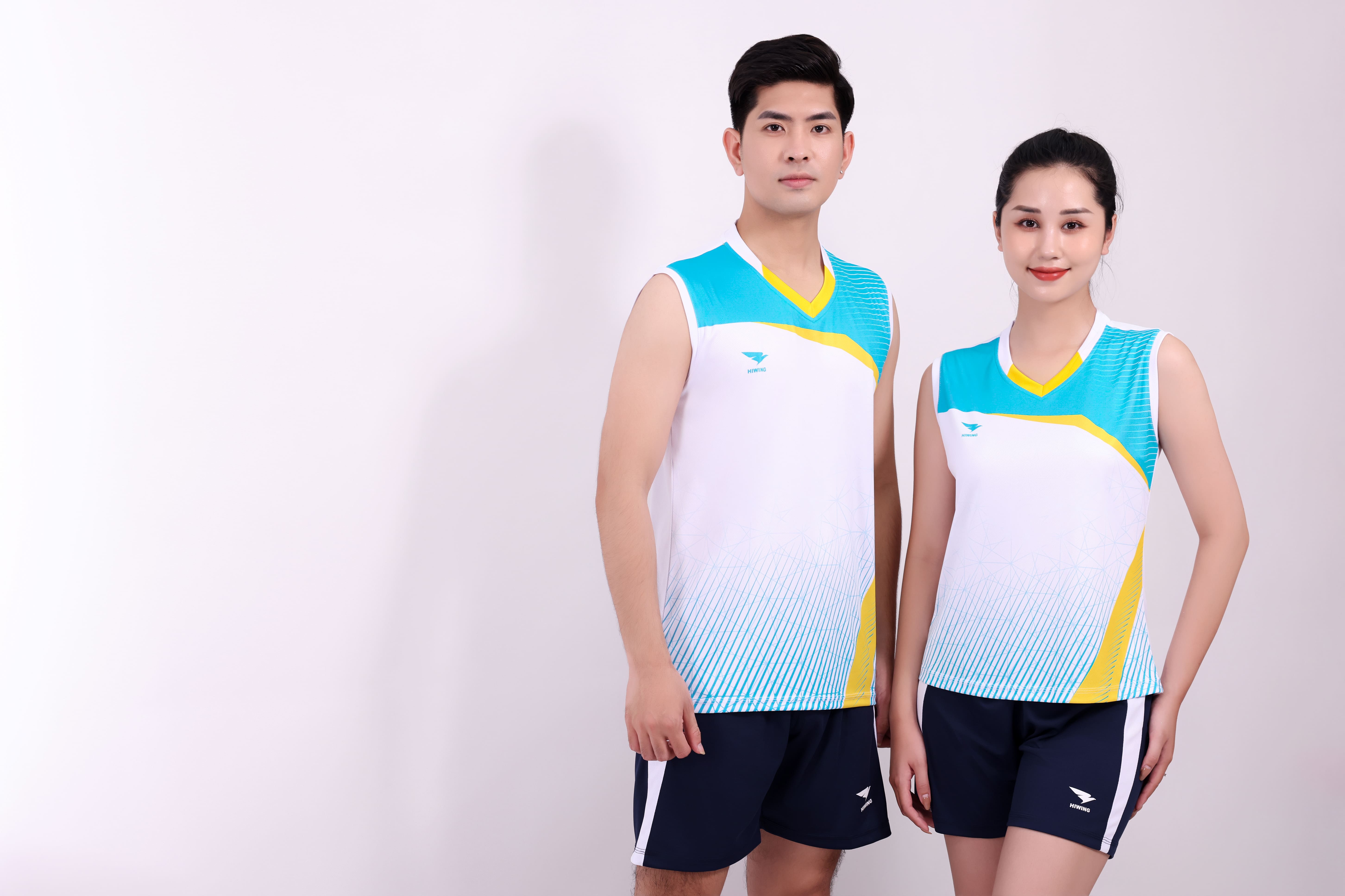 Áo bóng chuyền Nam Hiwing H11 chính hãng - Màu Trắng